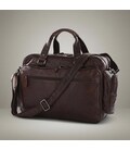Кожаная дорожная сумка для путешествий командировок и документов Vintage 14055 Коричневая