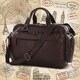 Кожаная дорожная сумка для путешествий командировок и документов Vintage 14055 Коричневая фото