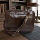 Кожаная сумка для ноутбука работы поездок и документов Vintage 14152 Коричневая фото