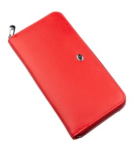 Грациозный женский клатч ST Leather 18862 Красный