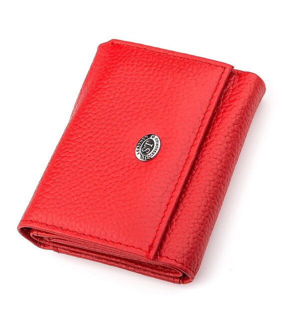 Кошелек ST Leather 18323 (ST440) очень удобный женский Красный фото