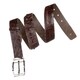 Ремень мужской CROCODILE LEATHER 18178 из натуральной кожи крокодила Коричневый фото