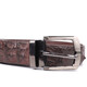 Ремень мужской CROCODILE LEATHER 18178 из натуральной кожи крокодила Коричневый фото