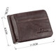 Стильный мужской зажим ST Leather 18941 Коричневый фото