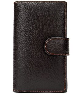 Велика кредитница Vintage 14924 Коричнева