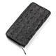 Кошелек-клатч CROCODILE LEATHER 18012 из натуральной кожи крокодила Черный фото