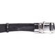 Ремень-автомат CROCODILE LEATHER 18236 из натуральной кожи крокодила (каймана) Черный фото