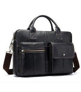 Сумка чоловіча під ноутбук Vintage 14662 Чорна