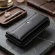 Женский кожаный клатч для карт купюр и документов ST Leather 19292 Черный фото