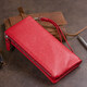 Кошелек-клатч из кожи с карманом для мобильного ST Leather 19315 Красный фото