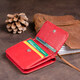 Маленький кошелек на кнопке женский ST Leather 19239 Красный фото