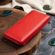 Женский кожаный клатч для карт купюр и телефона ST Leather 19366 Красный фото