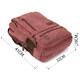 Рюкзак текстильный дорожный унисекс на два отделения Vintage 20615 Малиновый фото