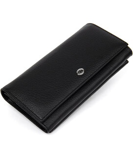 Добротний жіночий гаманець ST Leather 19375 Чорний