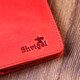 Женское винтажное кожаное портмоне Shvigel 16602 Красный фото