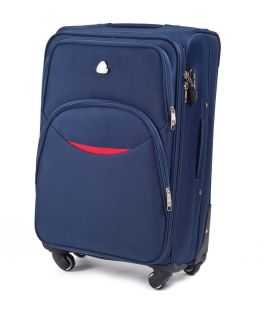 Валіза Wings 1708 велика L синя 4 колесна - картинка, зображення, фото валізи