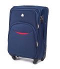Чемодан Wings 1708 большой L синий 4 колесный фото, картинка, изображение