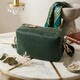 Универсальная сумка для женщин с двумя ремнями из натуральной кожи Vintage 22277 Зеленый фото