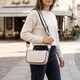 Женская сумка кросс-боди полукруглого формата из натуральной кожи Vintage 22393 Белая фото