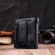 Кожаный стильный кошелек с монетницей снаружи для женщин ST Leather 19454 Черный фото