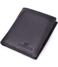 Женский кошелек в классическом черном цвете из натуральной кожи ST Leather 19466 Черный