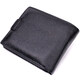 Классическое портмоне для мужчин с блоком для карт из натуральной кожи ST Leather 19473 Черное фото