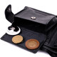 Классическое портмоне для мужчин с блоком для карт из натуральной кожи ST Leather 19473 Черное фото