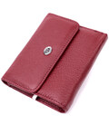 Шкіряний жіночий гаманець із монетницею ST Leather 19480 Бордовий