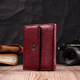 Кожаный женский кошелек с монетницей ST Leather 19480 Бордовый фото