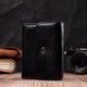 Симпатичный женский кошелек с монетницей из натуральной кожи ST Leather 19481 Черный фото
