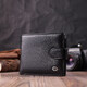 Горизонтальное мужское портмоне из натуральной кожи ST Leather 22487 Черный фото