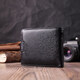 Горизонтальное мужское портмоне из натуральной кожи ST Leather 22487 Черный фото