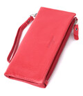 Кошелек-клатч для женщин с двумя молниями из натуральной кожи ST Leather 22526 Красный