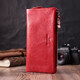 Кошелек-клатч для женщин с двумя молниями из натуральной кожи ST Leather 22526 Красный фото