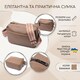 Небольшая сумка на одно отделение для стильных женщин из натуральной кожи Vintage 22604 Бежевая фото
