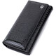Лакированный кожаный кошелек с блоком для кредитных карт ST Leather 22683 Черный фото