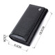 Лакированный кожаный кошелек с блоком для кредитных карт ST Leather 22683 Черный фото