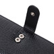 Лакированный кожаный кошелек с блоком для кредитных карт ST Leather 22683 Черный фото