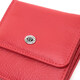 Женский компактный кошелек с карманом для монет из натуральной кожи ST Leather 22689 Красный фото