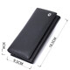 Добротное женское портмоне с карманом для монет из натуральной кожи ST Leather 22691 Черный фото