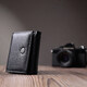 Небольшое женское портмоне с монетницей из натуральной кожи ST Leather 22730 Черный фото