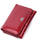 Стильный женский фактурный кошелек из натуральной кожи ST Leather 22731 Красный