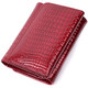 Стильный женский фактурный кошелек из натуральной кожи ST Leather 22731 Красный фото