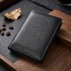 Мужское кожаное портмоне для карт купюр и монет ST Leather 22733 Черное фото
