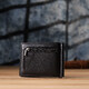 Мужской кошелек с металлическим зажимом из натуральной кожи ST Leather 23092 Черный фото