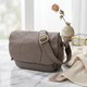 Сумка из натуральной кожи для стильных женщин Vintage 22974 Серый фото