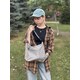 Женская сумка с двумя ремешками из натуральной кожи Vintage 23054 Серый фото