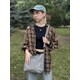 Женская сумка с двумя ремешками из натуральной кожи Vintage 23054 Серый фото
