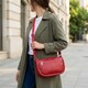 Сумка для женщин из натуральной кожи Vintage 23000 Красный фото
