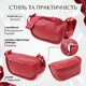 Сумка для женщин из натуральной кожи Vintage 23000 Красный фото